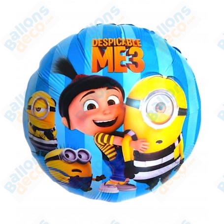 Ballon Minion 3 Moi Moche et Méchant