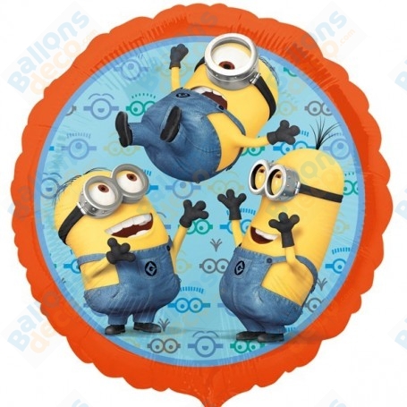 Ballon Les Minions Rond Streat