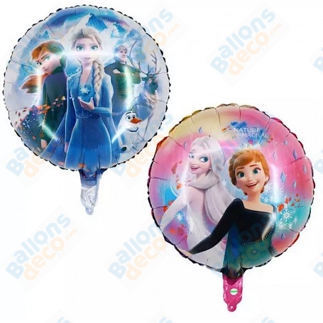 Ballon La Reine Des Neiges 2 Faces New