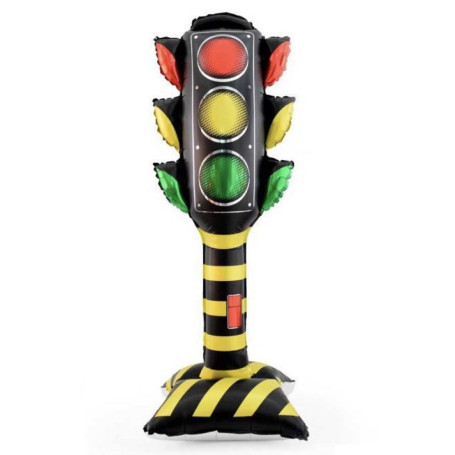 Ballon Feux Tricolores Feux de Signalisation 150 cm, Décorations ballons pour anniversaire.