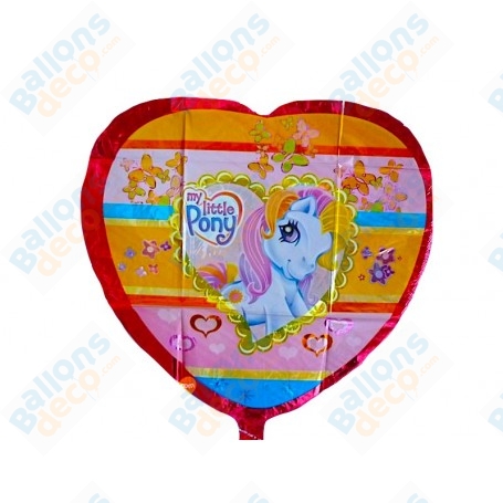 Ballon Petit Poney Fleurs