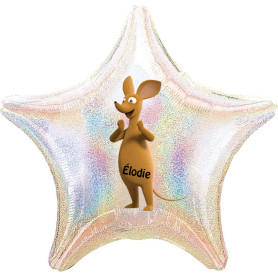Ballon Sniff Les Moomins Étoile Personnalisable 1 face, Décorations ballons pour anniversaire.