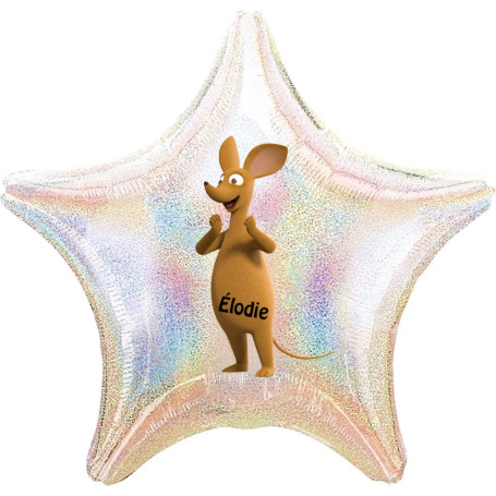 Ballon Sniff Les Moomins Étoile Personnalisable 1 face, Décorations ballons pour anniversaire.