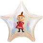 Ballon Petite Mu Les Moomins Étoile Personnalisable 1 face, Décorations ballons pour anniversaire.