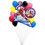 Ballons Power Rangers en Grappe