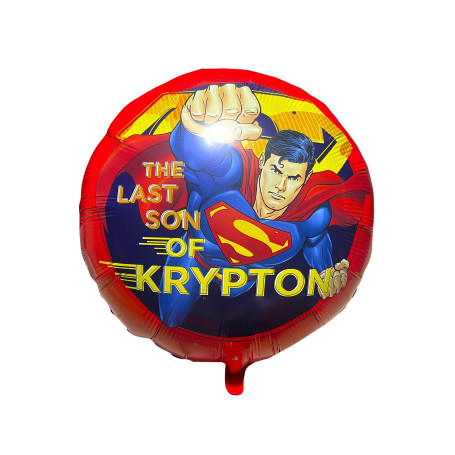 Ballon Superman Krypton Avengers Disney, Décorations ballons pour anniversaire.