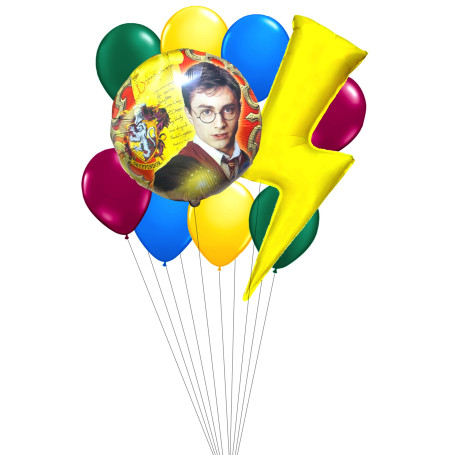 Ballons Harry Potter lettre Dumbledor en Grappe, Décorations ballons pour anniversaire.