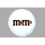 Ballon M&M's Blanc Anniversaire, Décorations ballons pour anniversaire.