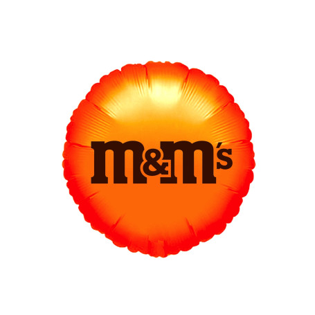 Ballon M&M's Orange Anniversaire, Décorations ballons pour anniversaire.