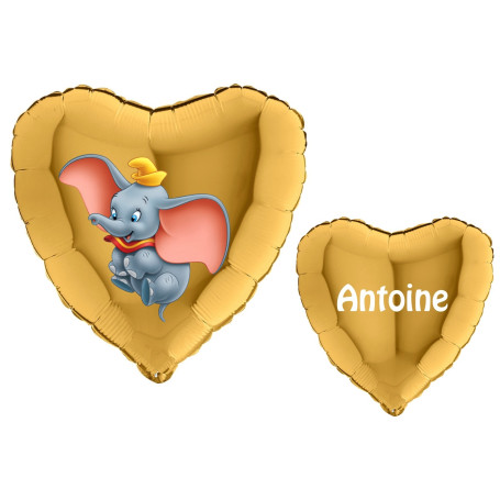 Ballon Dumbo Joyeux avec Prénom Disney, Décorations ballons pour anniversaire.