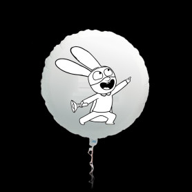 Ballon Simon Superlapin Coloriage, Anniversaire enfant DIY