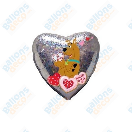 Ballon Scooby Doo Be Mine Coeur