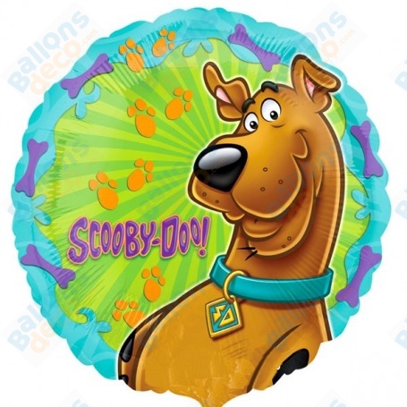 Ballon Scooby-Doo Rond vert