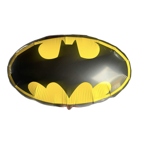 Ballon Batman Emblème 50 cm, Marvel, Disney, Décorations ballons pour anniversaire.