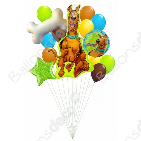 Ballon Rond - Happy Birthday et animaux - Bouquet de Ballons