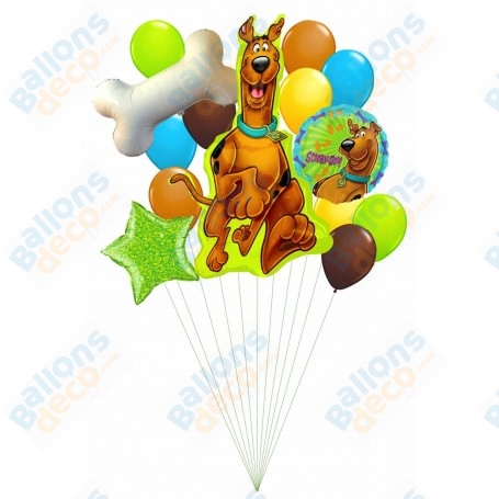 Ballons Scooby-Doo Luxe en Grappe