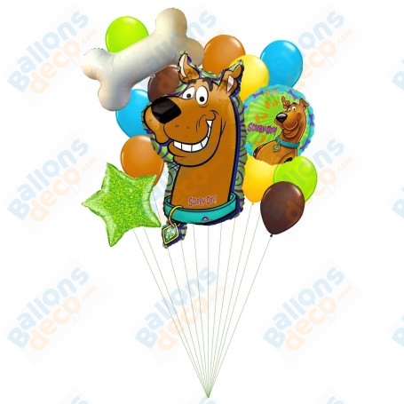 Ballons Scooby-Doo Tête en Grappe