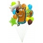 Ballons Scooby-Doo Tête en Grappe
