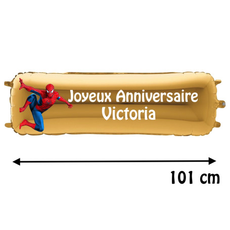 Ballon Avengers Hulk Disney Marvel Banderole Joyeux Anniversaire avec Prénom Disney, Décorations ballons pour anniversaire.