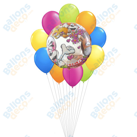 Ballons Diddl et ses Amis en Grappe