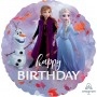 Ballon Reine des Neiges 2 Happy Birthday Princesses