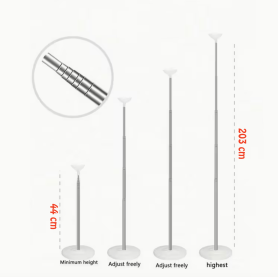 Colonne pour Ballons Télescopique 203 cm, décoration ballon pour anniversaire, mariage ou entreprises.