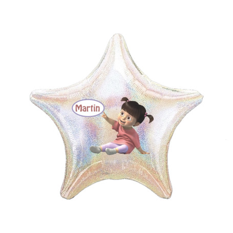 Ballon Boo Monstre et Cie Personnalisable Disney 1 face, Décorations ballons pour anniversaire.