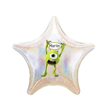 Ballon Bob Razowski Monstre et Cie Personnalisable Disney 1 face, Décorations ballons pour anniversaire.