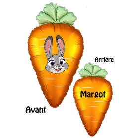 Ballon Tête Judy Hopps Zootopie Carotte Prénom Disney, Décorations ballons pour anniversaire.
