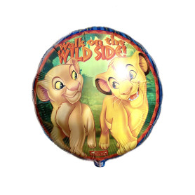 Ballon Simba et Nala le Roi Lion Disney Vintage, Décorations ballons pour anniversaire.