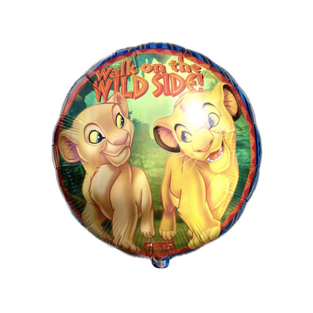 Ballon Simba et Nala le Roi Lion Disney Vintage, Décorations ballons pour anniversaire.