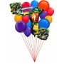 Ballons Tortue Ninja Luxe en Grappe