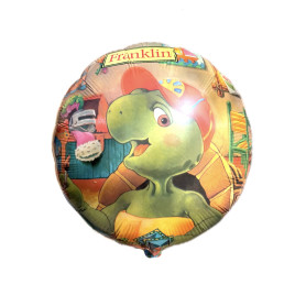 Ballon Franklin La Tortue Rond Vintage, Décorations ballons pour anniversaire.