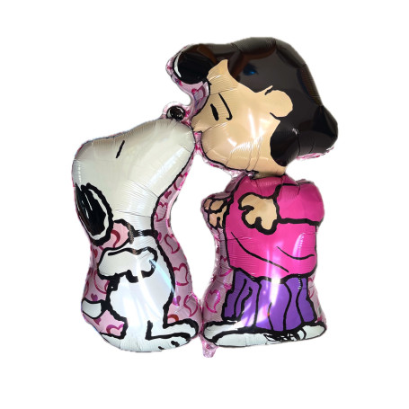 Ballon Snoopy Gros Bisous, Décoration ballon St-Valentin, Anagram.