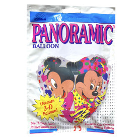 Ballon Mickey et Minnie Panoramic Années 80 Vintage Disney Anagram, Décorations ballons pour anniversaire.