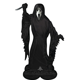 Ballon Scream Film D'horreur Stand Up 162 cm, décoration ballon Monstre halloween, Anniversaire.