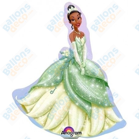 Ballon Tiana Princesse A l'Air Disney, Décorations ballons pour anniversaire.