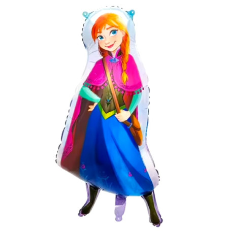 Ballon Anna Dessin La Reine des Neiges 2, Super Forme Disney Pixar, Décorations ballons pour anniversaire.