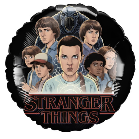 Ballon Stranger Things Groupe, une série Netflix, Décorations ballons pour anniversaire.