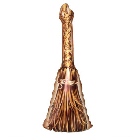 Ballon Balais de Sorcier ou Sorcière Marron 100 cm, Harry Potter, Décorations ballons pour anniversaire.