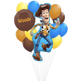 Ballons Woody Toy Story 4 En Grappe Pixar, Disney, Décorations ballons pour anniversaire.