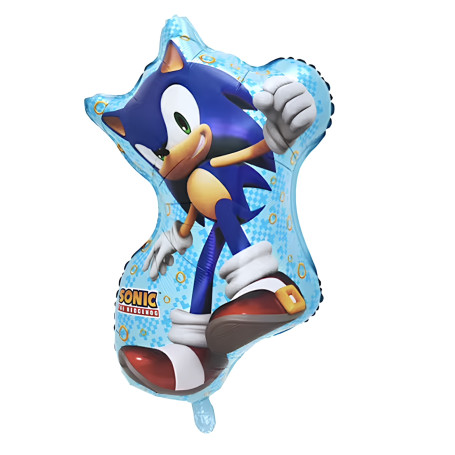 Ballon Sonic en Jump, Jeux vidéo, Séga, Décorations ballons pour anniversaire.