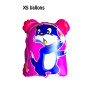 Ballons Chats Bleus X5 pour Kermesse des écoles.