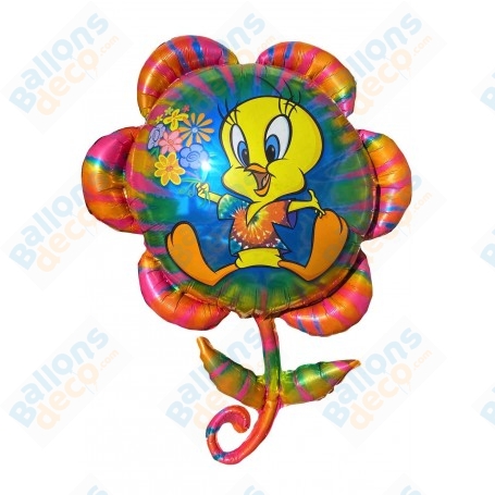 Ballon Titi Fleur Peace And Love Vintage