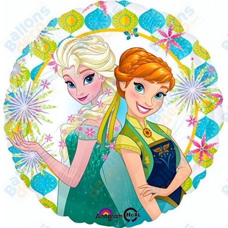 Ballon La Reine Des Neiges Vert Disney