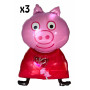 Ballons Peppa Cochon X3 Kermesse pour Kermesse des écoles, associations