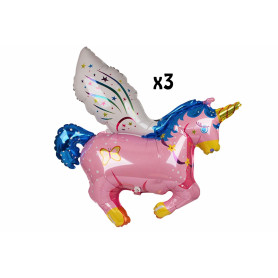 Ballons Licornes X3 Kermesse pour Kermesse des écoles, associations