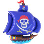 Ballon Bateau Pirate Bleu, Décorations ballons pour anniversaire, Aquatique et marin.