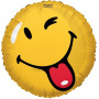 Ballon Emoji Jaune Langue Rouge, Décorations ballons pour anniversaire.