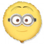 Ballon Minion Rond Jaune Grand Yeux, Décorations ballons pour anniversaire.